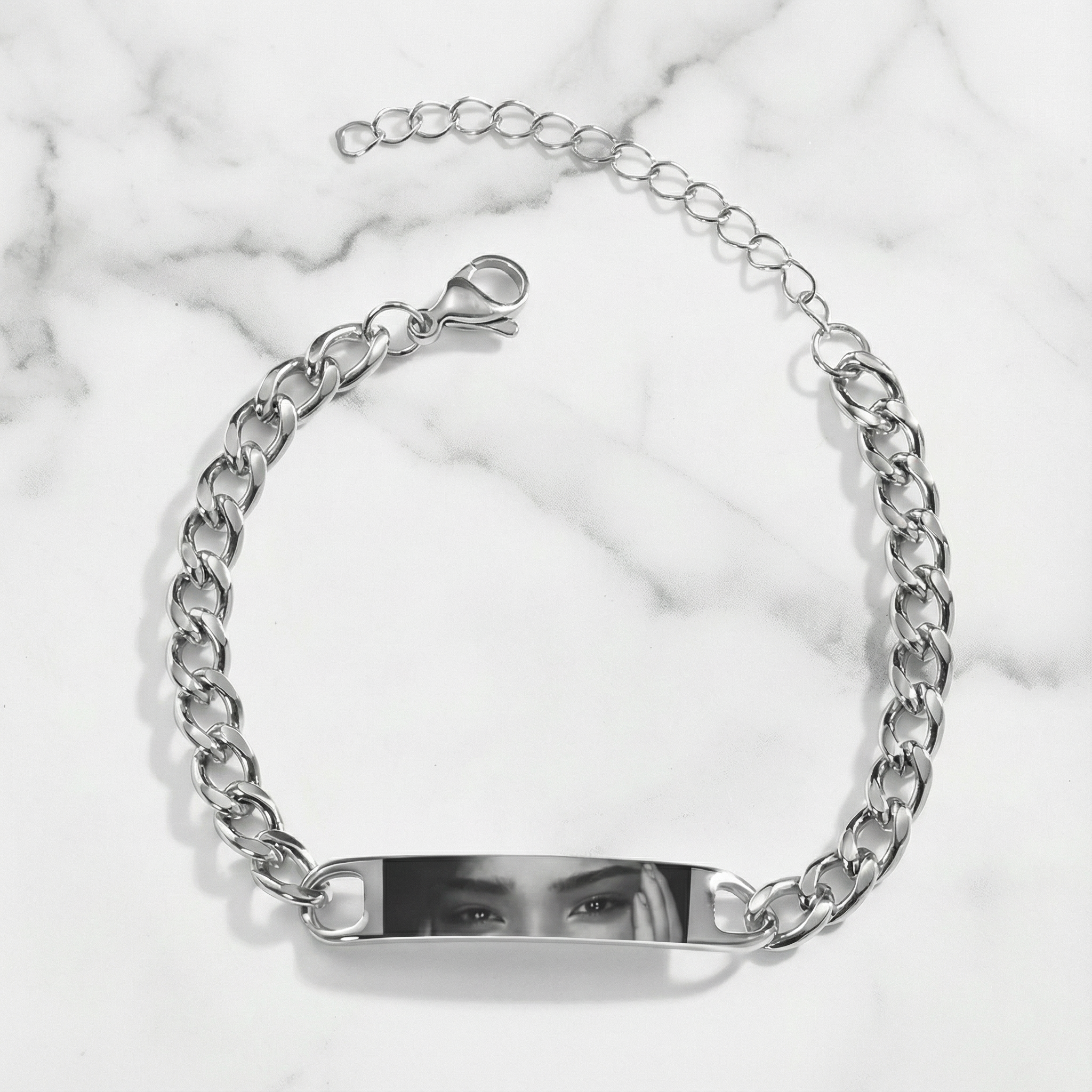 Bransoletka z Grawerem Zdjęcia Oczu